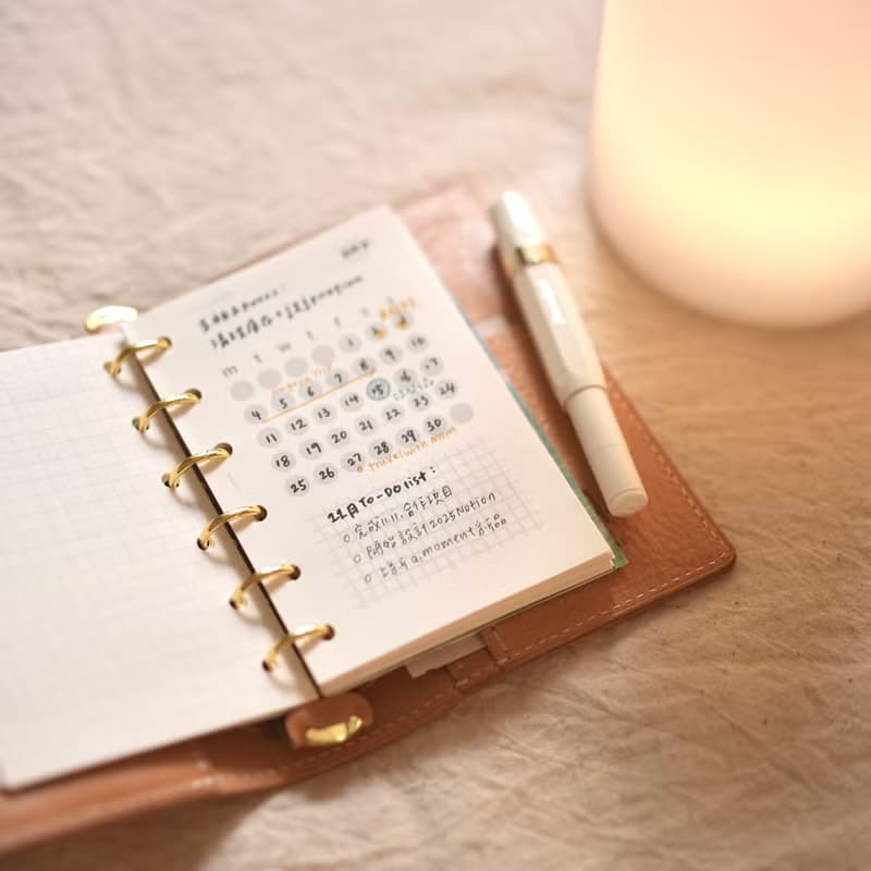 小吐司A7手帳筆記本護照夾 義大利進口植鞣革traveler's notebook