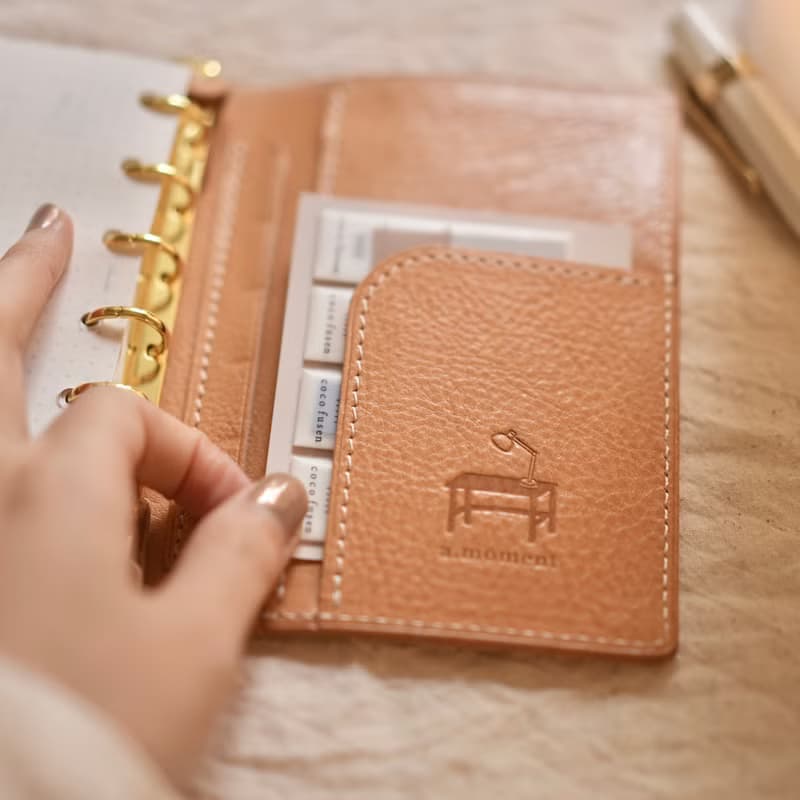 小吐司A7手帳筆記本護照夾 義大利進口植鞣革traveler's notebook