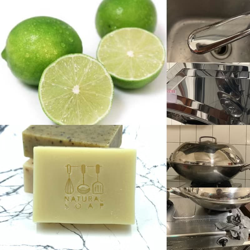 【卡蘿琳手工】檸檬家事皂 碗盤、排油煙機、瓦斯爐清潔 亮晶晶