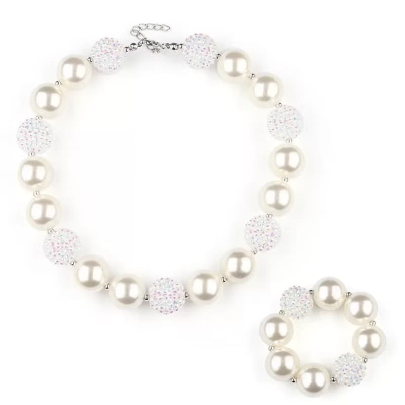Cutie Bella兒童首飾項鍊手鍊套裝 Chunky Necklace bracelet set