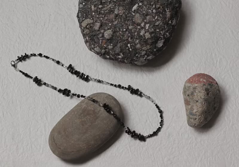 Spinel necklace—漫漫夏夜 I 天然礦石項鍊