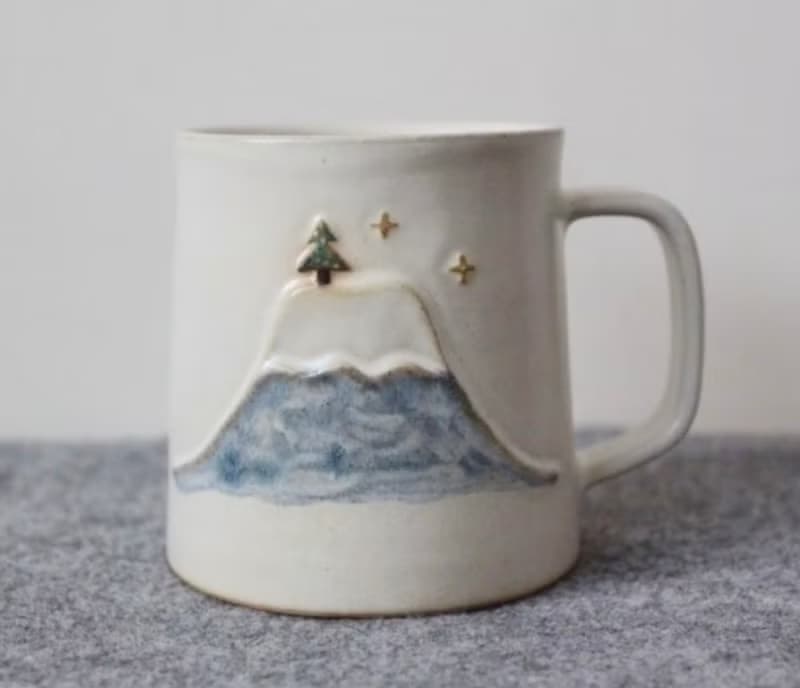 星空版 富士山咖啡杯