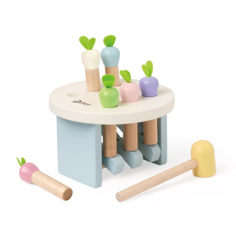 幼兒敲擊遊戲【木製敲敲樂 嬰兒玩具 兒童生日 周歲禮物適合1歲】