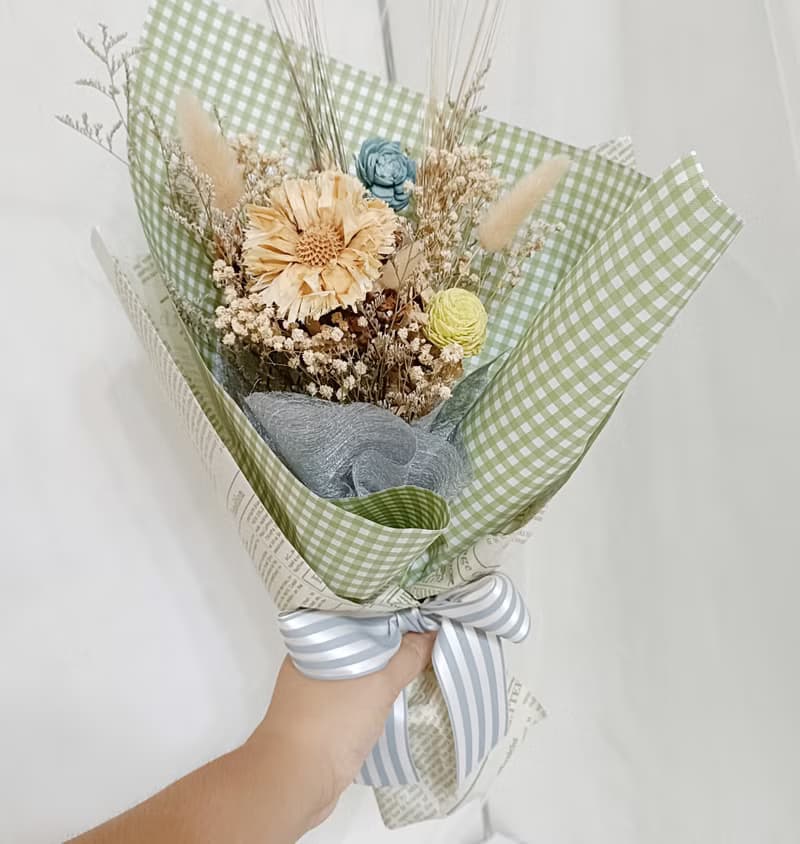 情人節禮物花束 結婚捧花永生乾燥花情人節畢業謝師禮物生日畢業