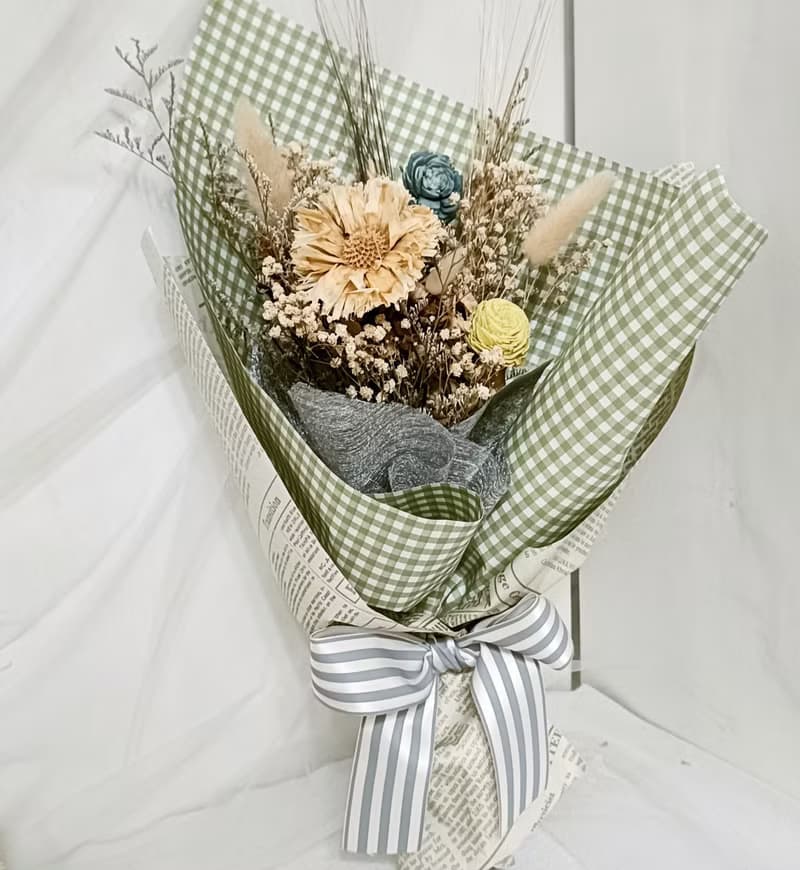 情人節禮物花束 結婚捧花永生乾燥花情人節畢業謝師禮物生日畢業