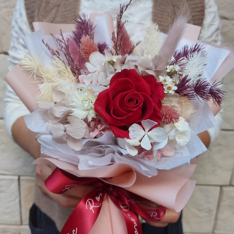 永生玫瑰 新年禮物 情人節禮物 生日禮物 玫瑰花束 求婚花束情人