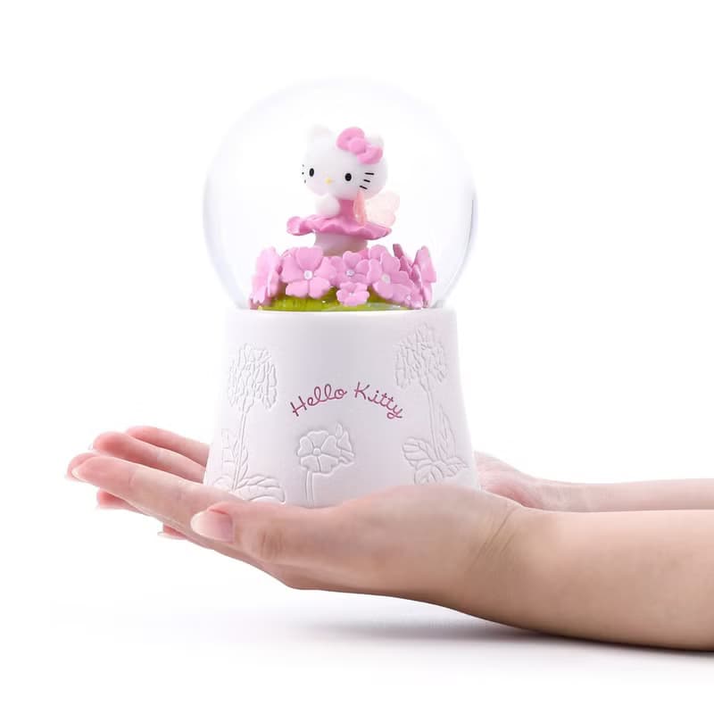 Hello Kitty花仙子 水晶球音樂盒 生日情人節聖誕交換禮物