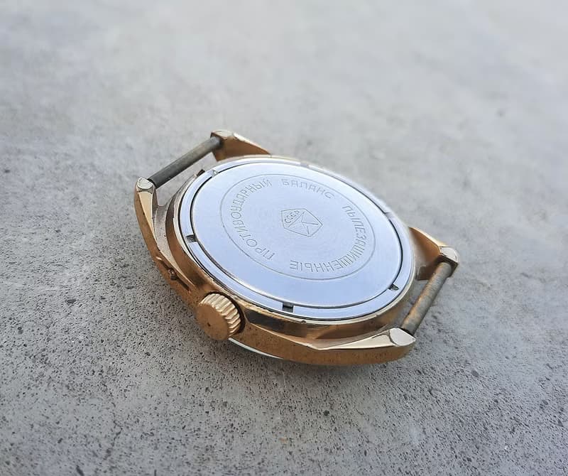 Mechanical wind up Soviet watch SLAVA 26 jewels – mens wristwatch vintage