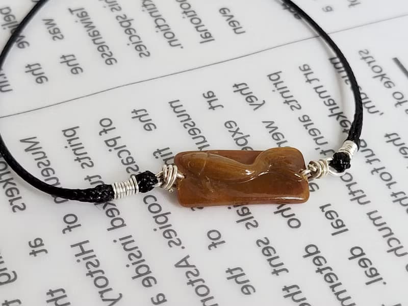 【親翠】天然翡翠 紅翡手工立體小魚片袖珍手環