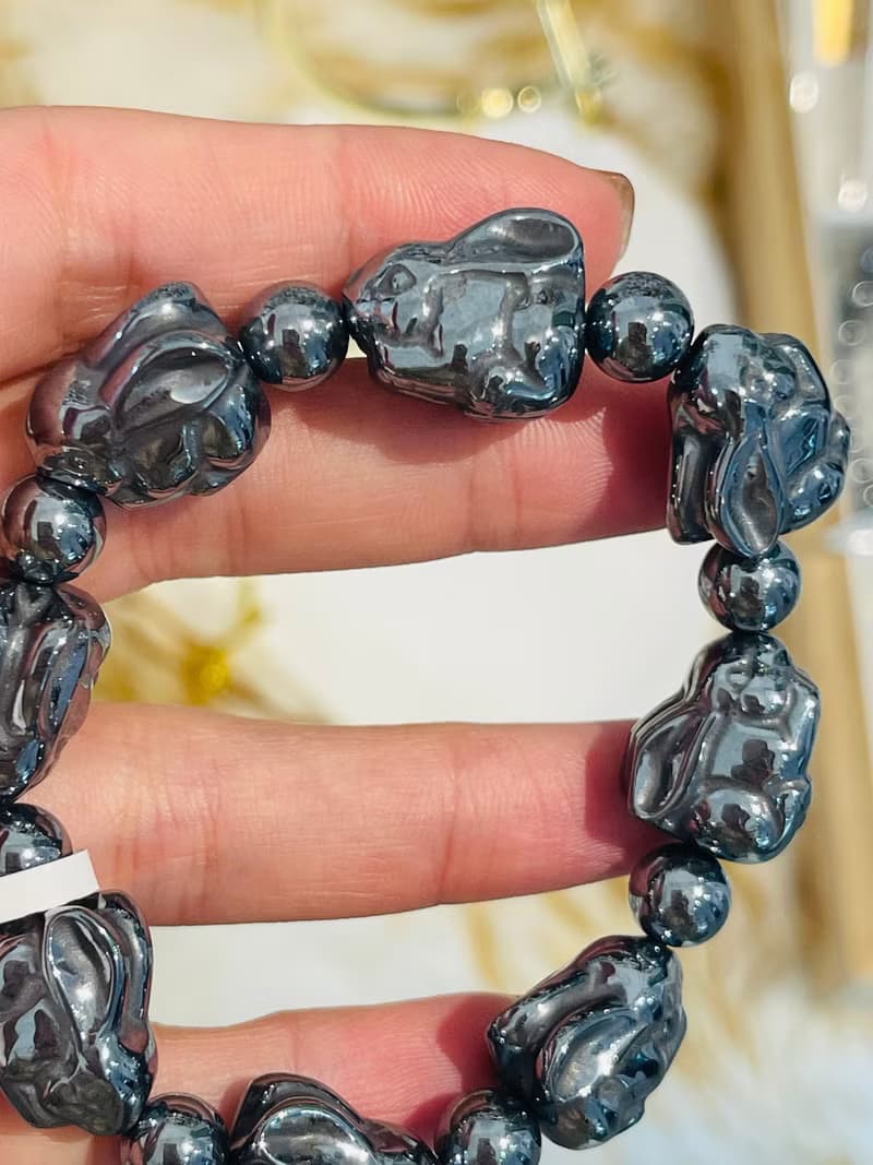 鈦赫磁兔子珠型手珠膝蓋關節不適恢復能量平衡提升身心狀態