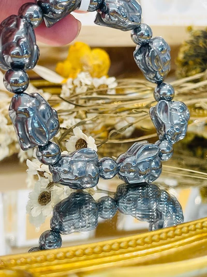 鈦赫磁兔子珠型手珠膝蓋關節不適恢復能量平衡提升身心狀態