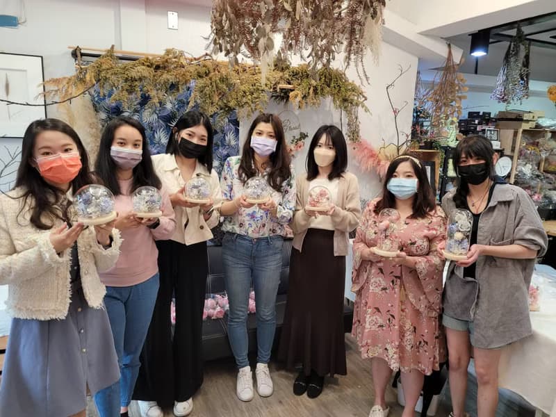 【體驗】手作體驗  輕時光。永生玫瑰香氛盆花+精油組