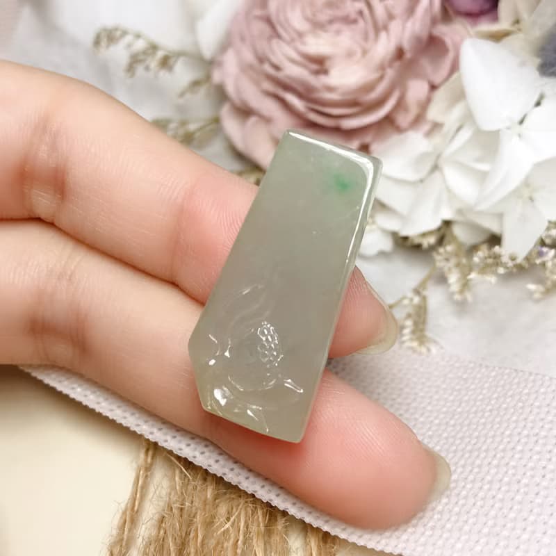 冰飄陽翡翠蓮花 | 天然緬甸A貨翡翠 | 送禮