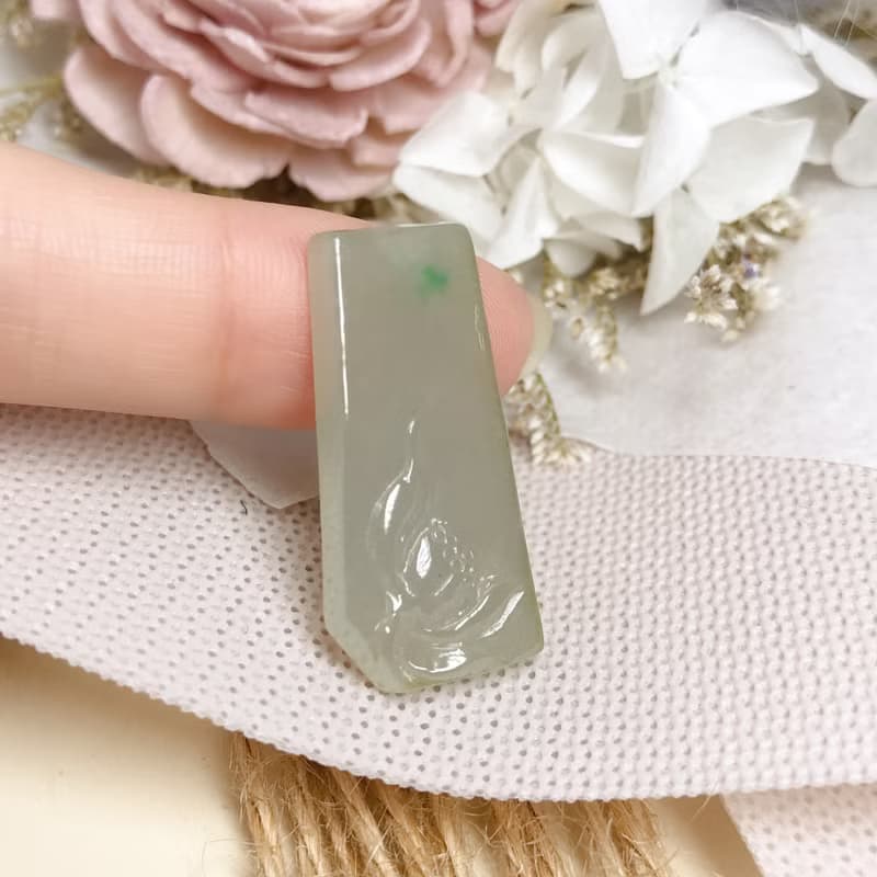 冰飄陽翡翠蓮花 | 天然緬甸A貨翡翠 | 送禮