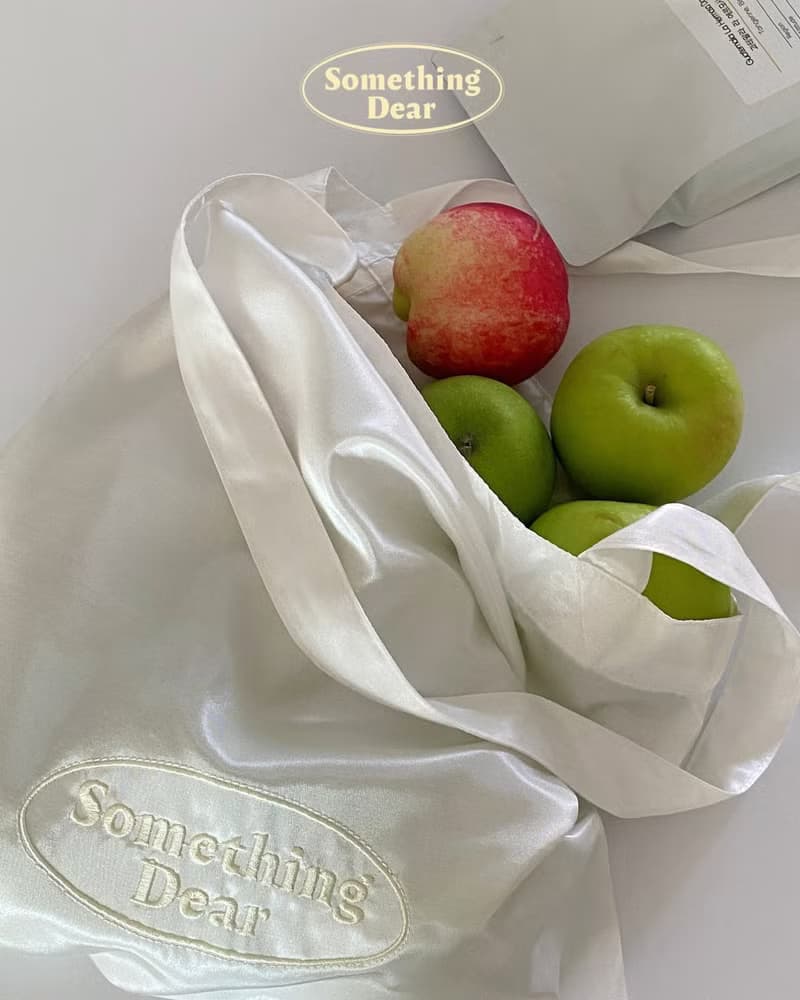 Embroidered Logo Eco Bag – Lightweight & Foldable | White / Blue / Green