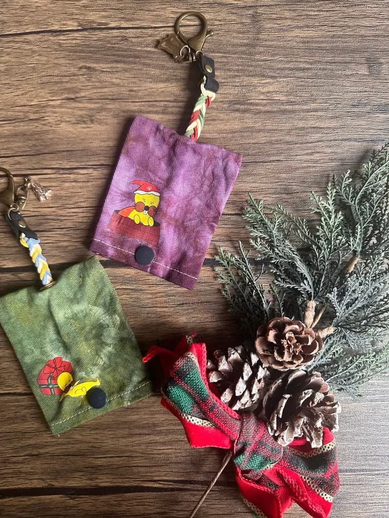 創意染印 key case 鑰匙套~diy