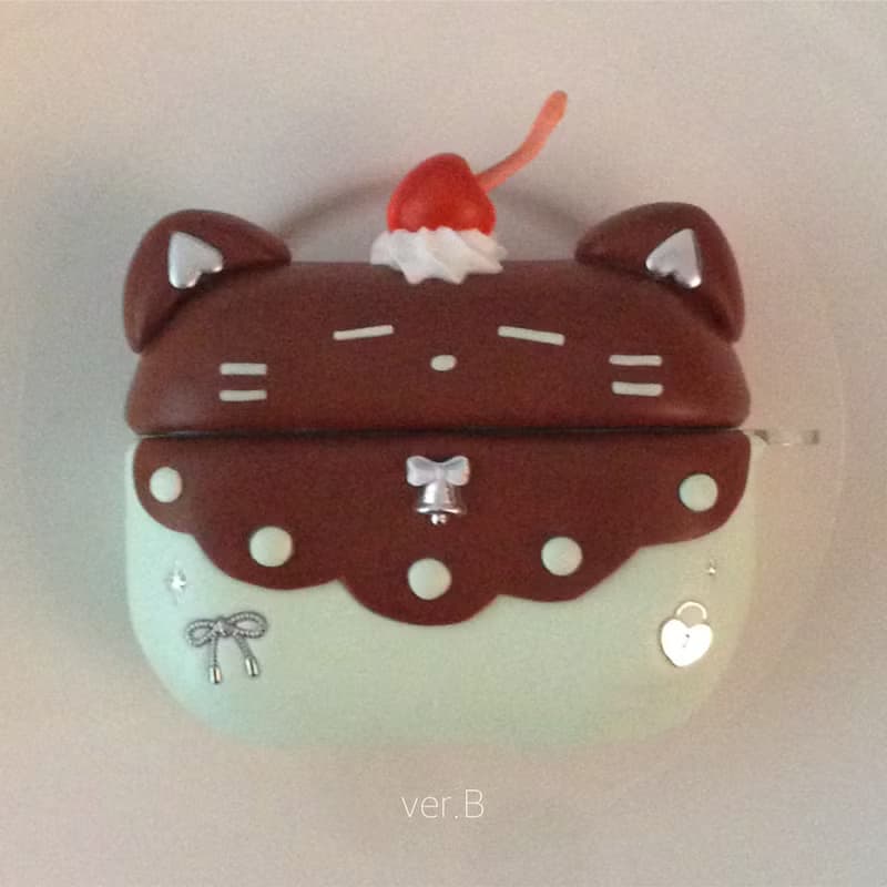 薄荷巧克力貓 AirPods 保護殼