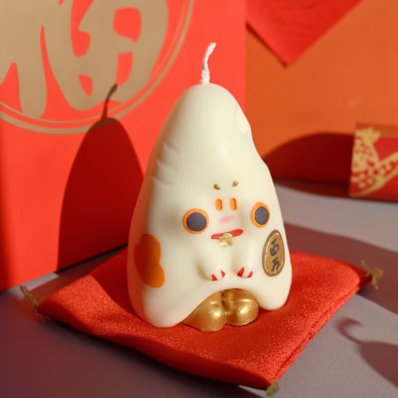 【新年禮物】財源廣進 手作香氛蠟燭 棉花柏木香味