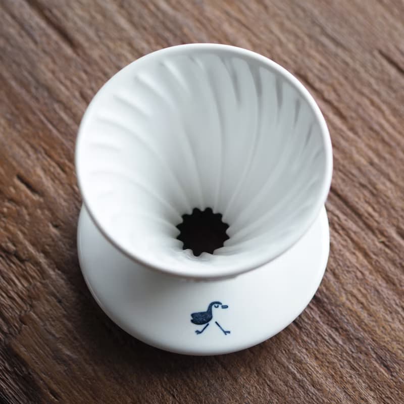 預購【HARIO聯名】貓咪青花瓷 V60 咖啡濾杯