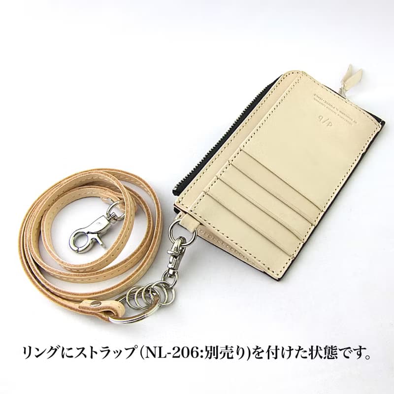 フラグメントケース ミニウォレット カードケース コンパクト スリム おしゃれ 本革 イタリア製バケッタレザー ベジタブルタンニングレザー