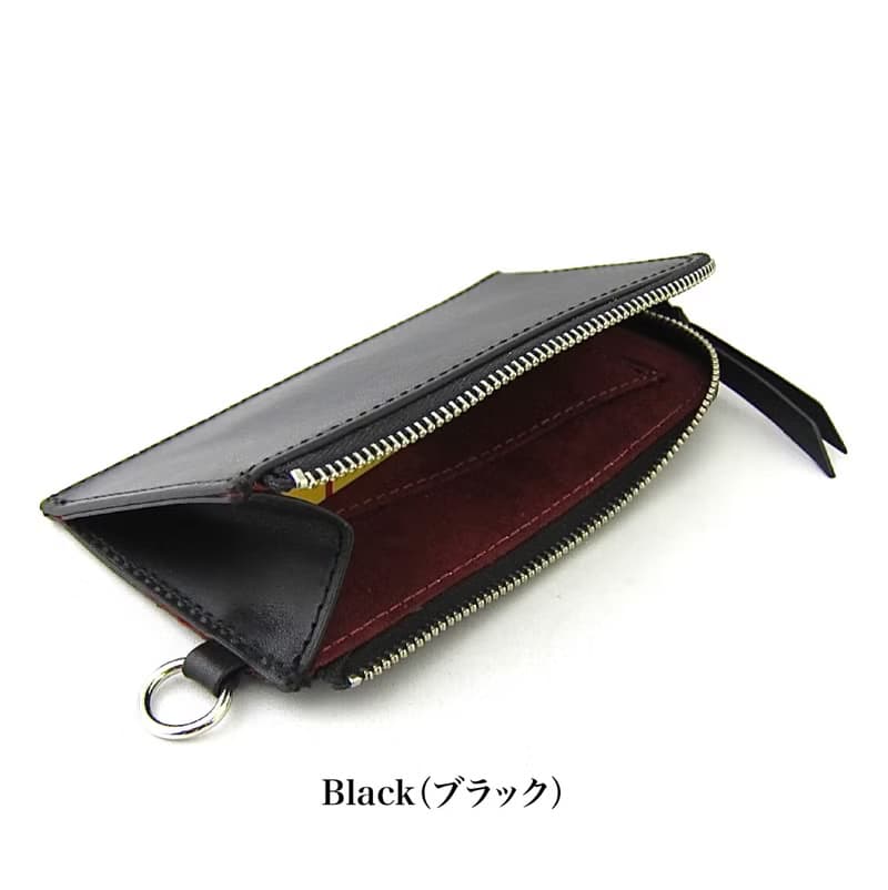 フラグメントケース ミニウォレット カードケース コンパクト スリム おしゃれ 本革 イタリア製バケッタレザー ベジタブルタンニングレザー