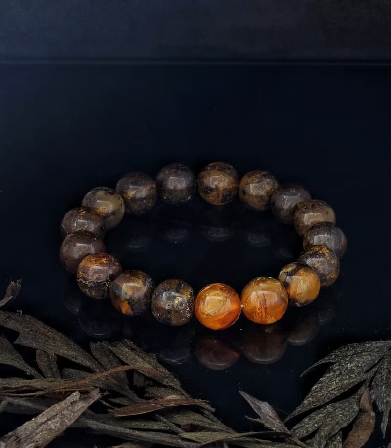 波羅的海天然葯珀 12.5mm 手鍊 Baltic Amber Bracelet 12.5mm