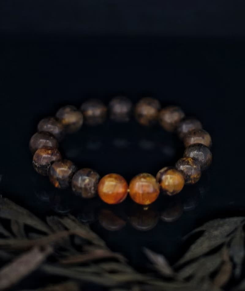 波羅的海天然葯珀 12.5mm 手鍊 Baltic Amber Bracelet 12.5mm