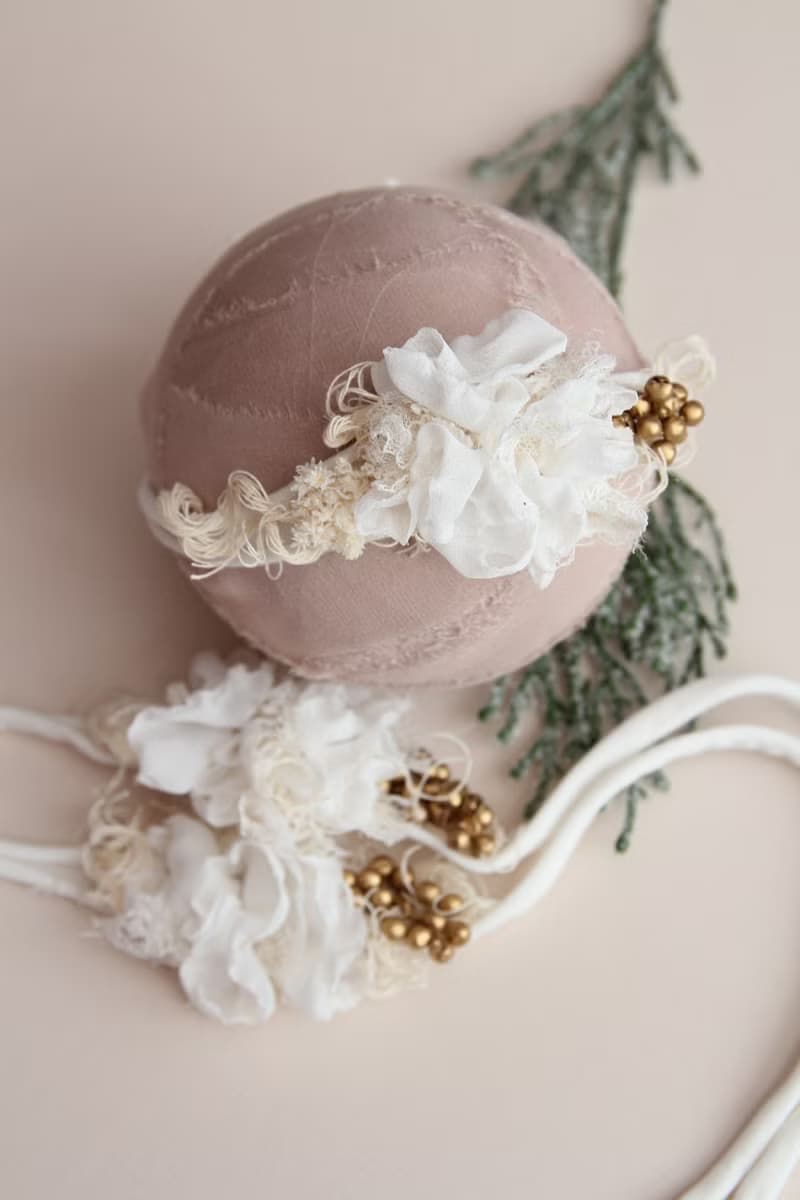 嬰兒頭帶 寶寶頭帶 嬰兒頭飾 彌月禮物 彌月頭飾 百日宴頭飾