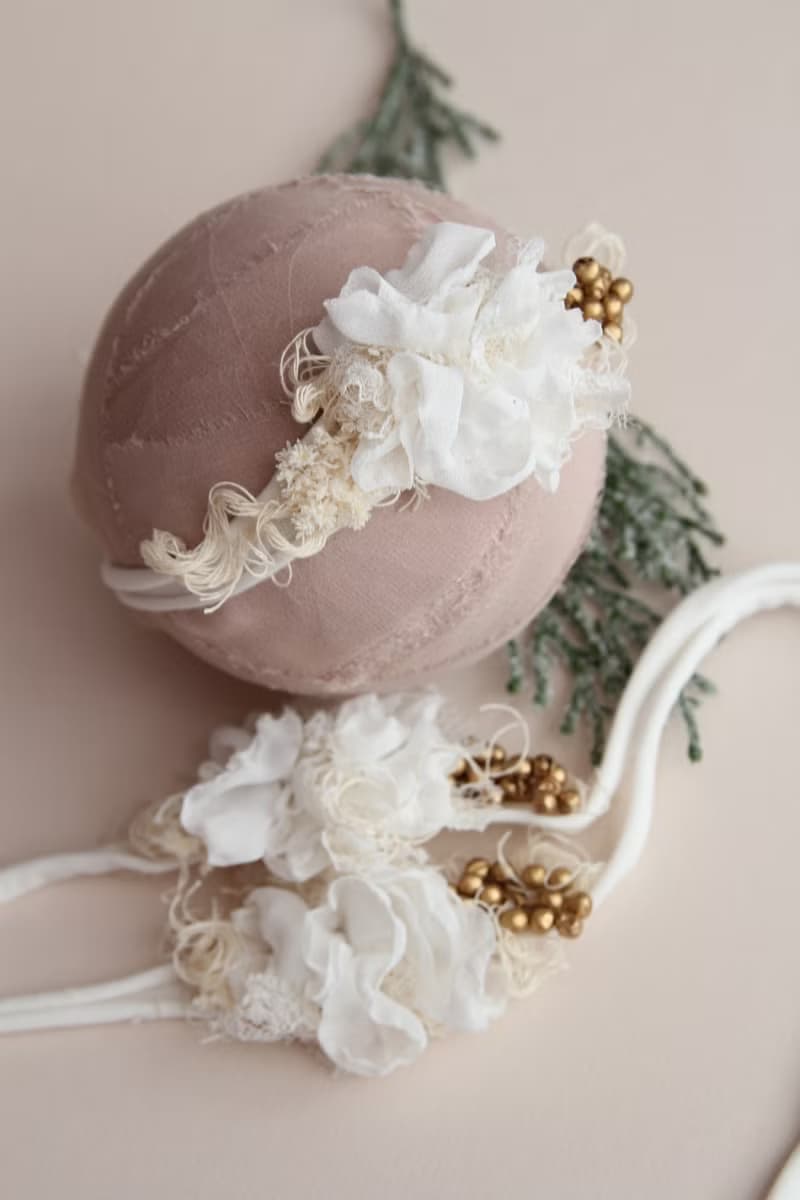 嬰兒頭帶 寶寶頭帶 嬰兒頭飾 彌月禮物 彌月頭飾 百日宴頭飾