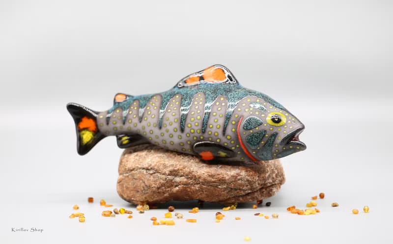 Handmade Ceramic Wall Fish – Unique Artisan Wall Decor