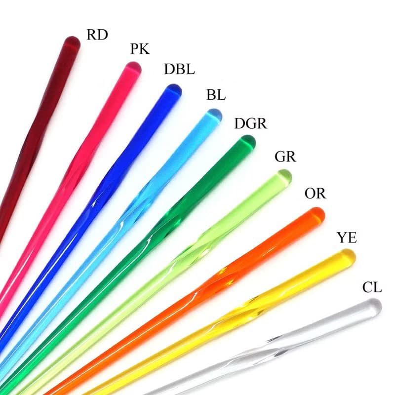 Coloured Acrylic Chopsticks L-size 23cm Cutlery Tableware Party Made In Japan