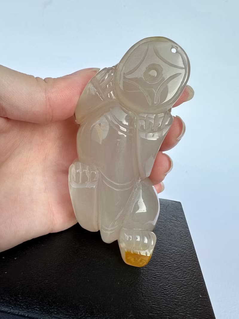 心忱-天然俏色瑪瑙巧雕貔貅擺件 開店禮物 新居禮物 新年禮物
