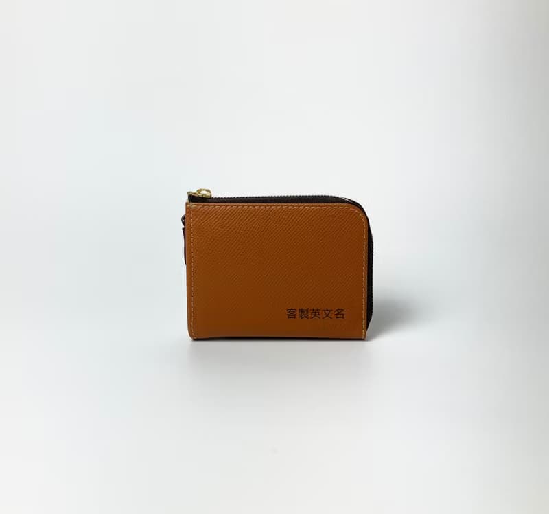 防刮L型拉鍊迷你短夾