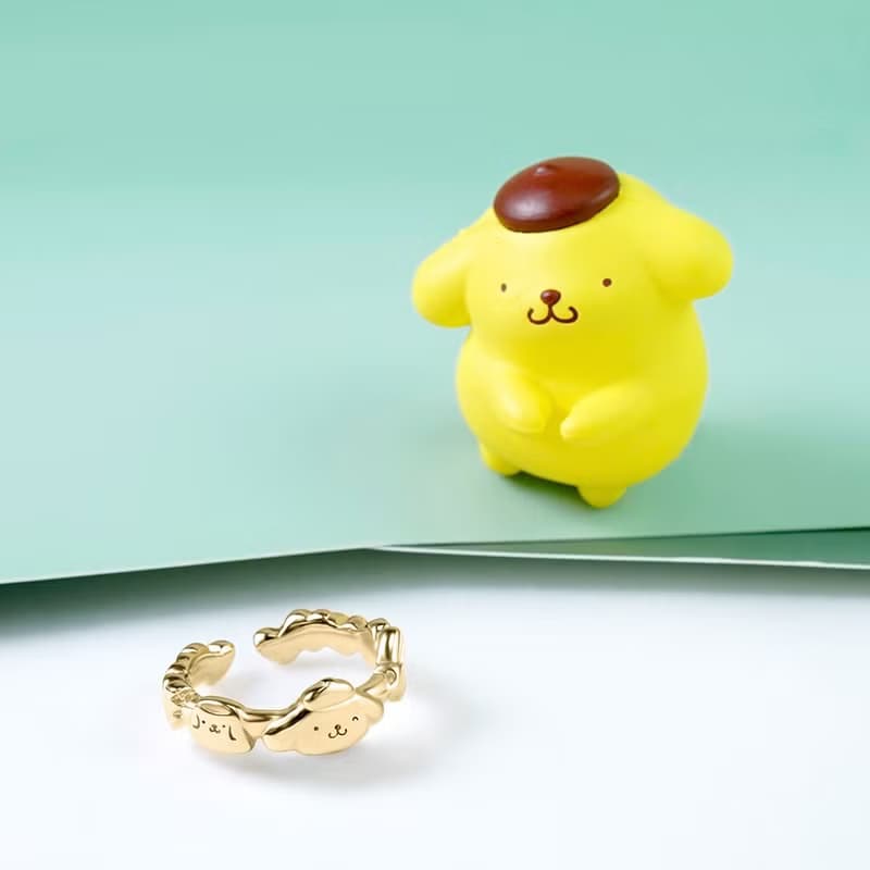Love&Peace系列-Pompompurin布丁狗布甸狗純銀戒指