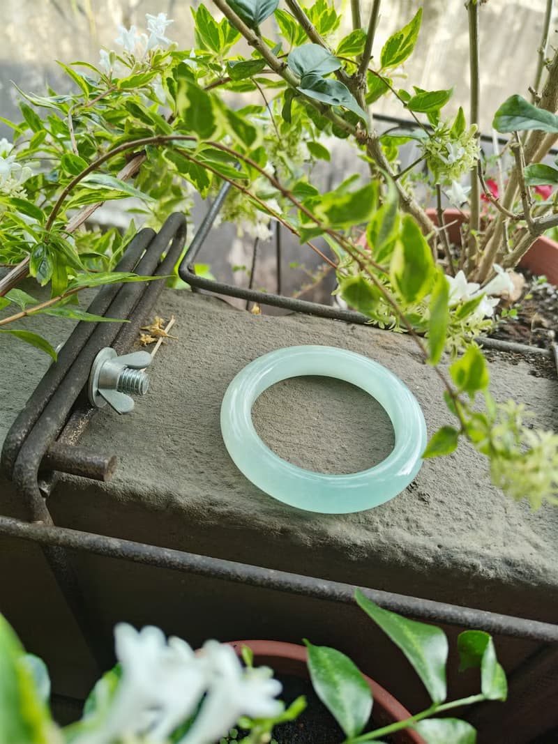 Miss feng天然石-天然凍青玉手鐲