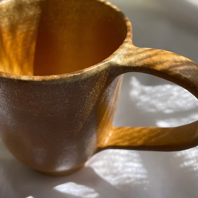 陶杯 手拉胚
