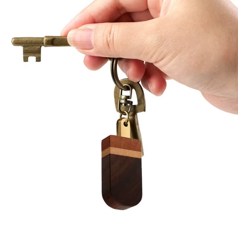 原木冰棒造型 ICE POP【巧克力】鑰匙圈