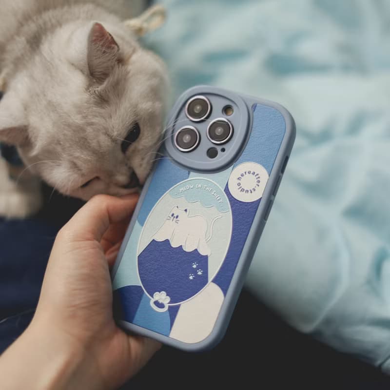 【手機殻】=•ᴥ•= Meow in the Sheet /  Fuji