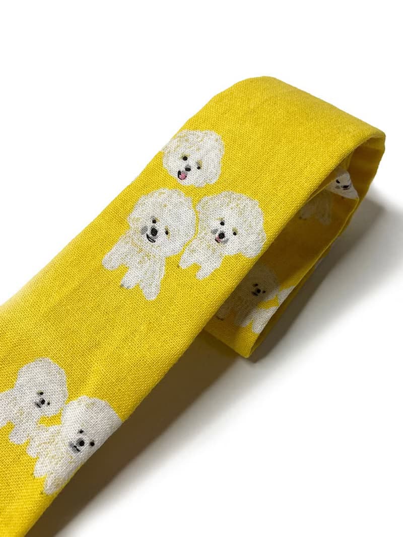 棉花糖 小白犬 領帶 Neckties