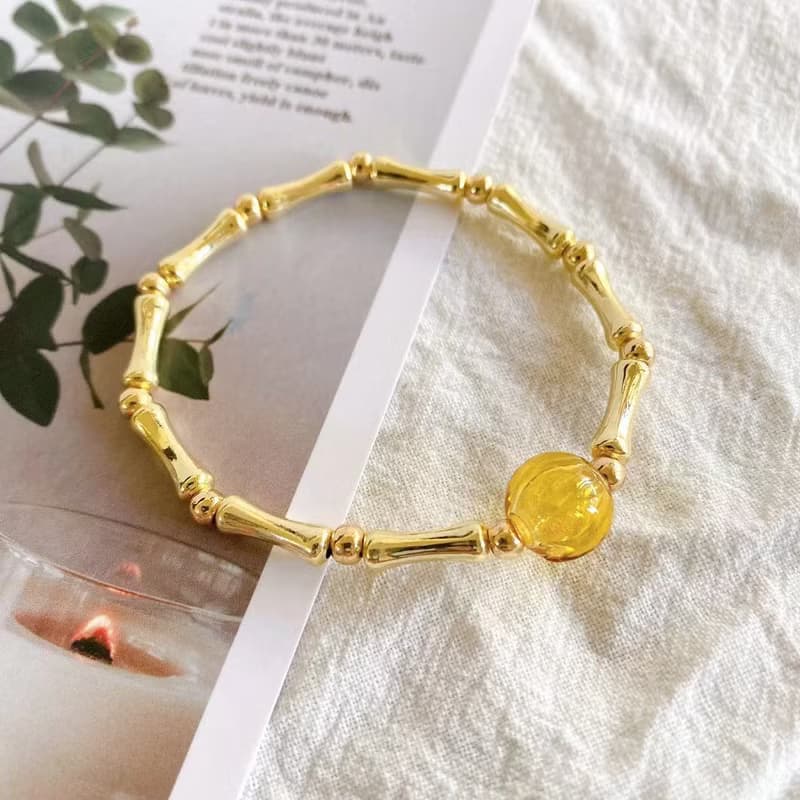 【Cinnamonmon 希娜夢夢】永恆-Gold 精油手鍊