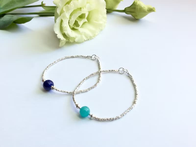 Ops Amazonite bracelet-天河石/925純銀