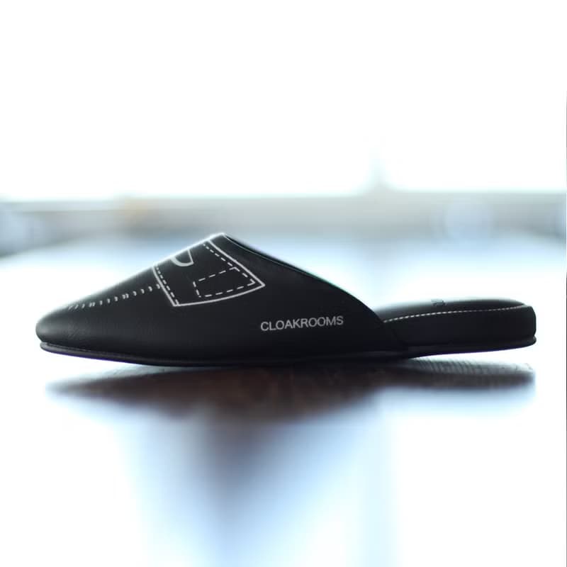 CLOAKROOMS OF .Fuller 室內拖鞋 樂福鞋LOAFER-黑銀