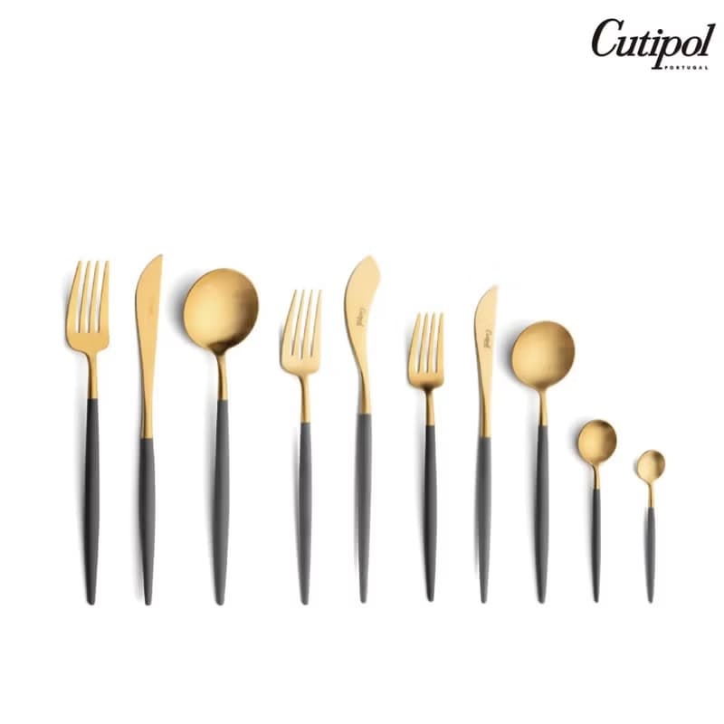 葡萄牙 Cutipol  GOA 灰金 21.5CM主餐匙