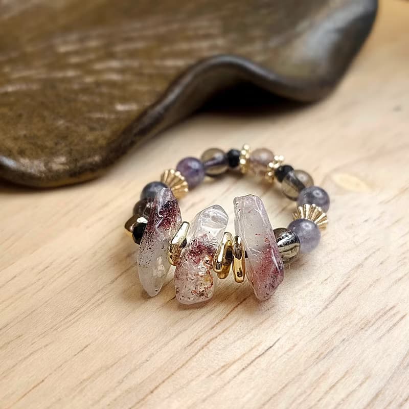 女神の光 | 草莓超七 | 血滴堇青石 | 茶晶 | 安德森長石 | 黑尖