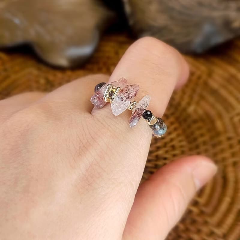 女神の光 | 草莓超七 | 血滴堇青石 | 茶晶 | 安德森長石 | 黑尖