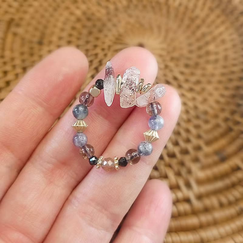 女神の光 | 草莓超七 | 血滴堇青石 | 茶晶 | 安德森長石 | 黑尖