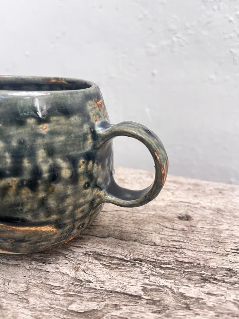 墨藍 咖啡杯 大型二號 | 陶器皿