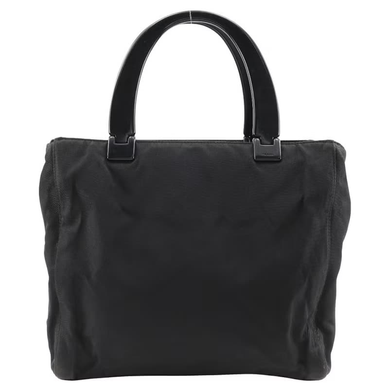 【日本直送】プラダ PRADA ハンドバッグ ナイロン 黒 レディース【中古】