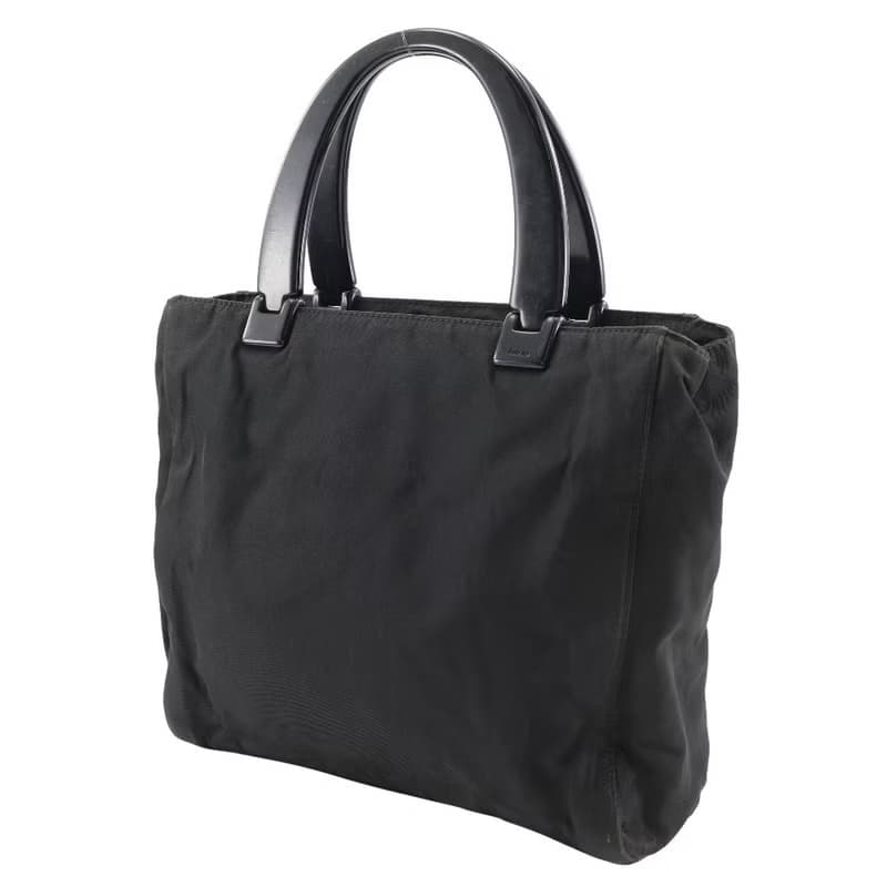 【日本直送】プラダ PRADA ハンドバッグ ナイロン 黒 レディース【中古】