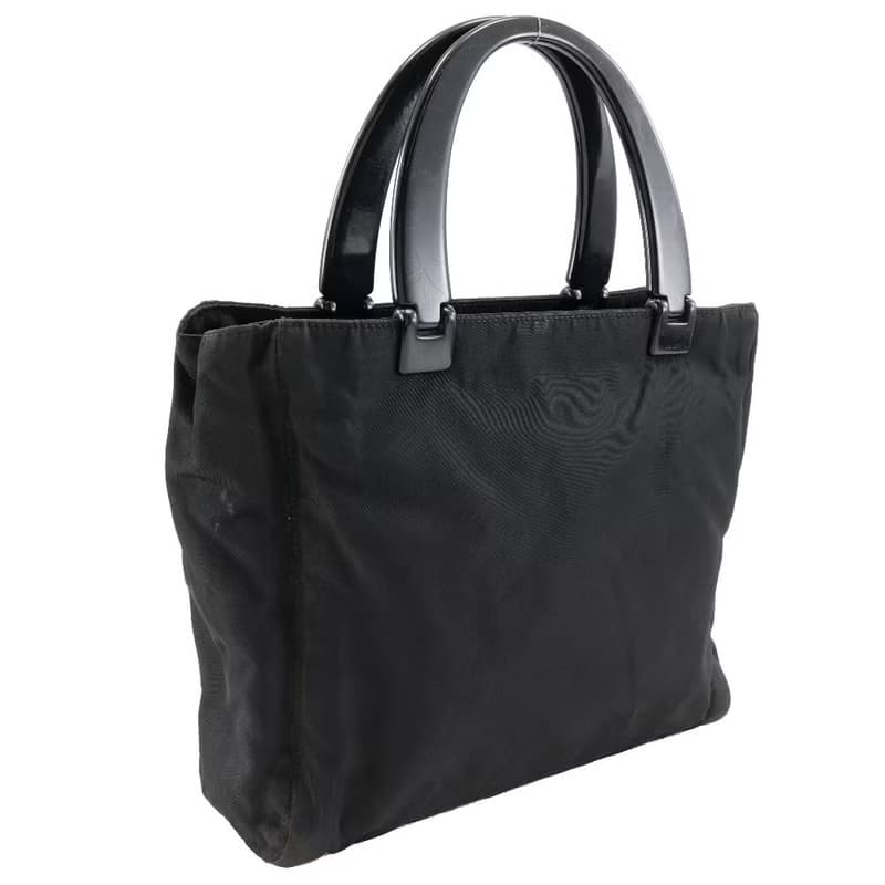 【日本直送】プラダ PRADA ハンドバッグ ナイロン 黒 レディース【中古】